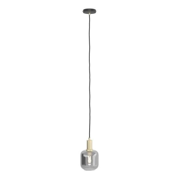 Pendelleuchte MOME 1-flammig - Rauchglas / Eisen - Messing - Image 7