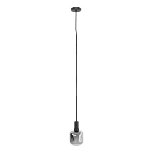 Pendelleuchte MOME 1-flammig - Rauchglas / Eisen - Schwarz - Image 6