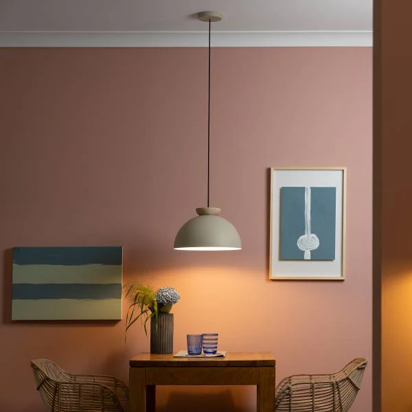 Pendelleuchte Nalam Marmor - Eisen / Marmor - Beige - 1-flammig - Image 2