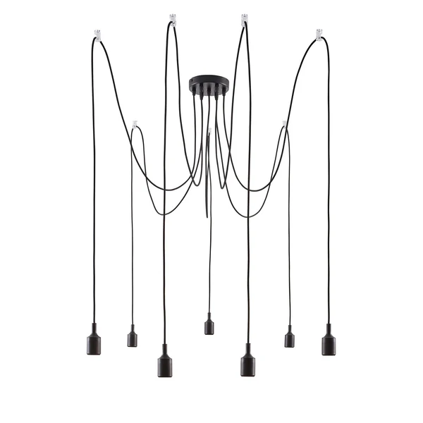 Pendelleuchte Neordic Ketil - Silikon - 1-flammig - Schwarz - Flammenanzahl: 7 - Image 4