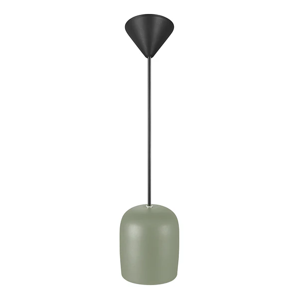 Pendelleuchte Notti 10 - Milchglas - Messing - 1-flammig - Olivgrün - Image 5