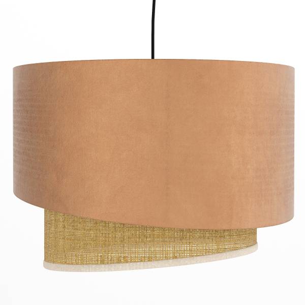 Pendelleuchte OKO Typ B - Textil / Rattan - 1-flammig - Image 13