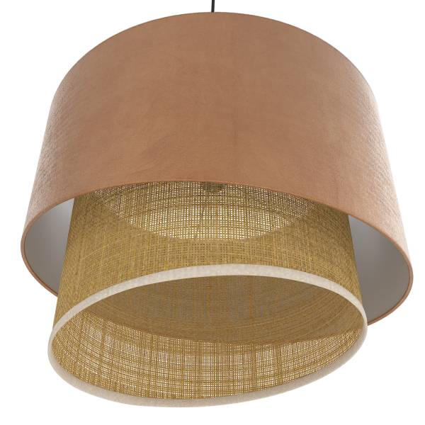 Pendelleuchte OKO Typ B - Textil / Rattan - 1-flammig - Image 16