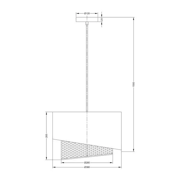 Pendelleuchte OKO Typ B - Textil / Rattan - 1-flammig - Image 19