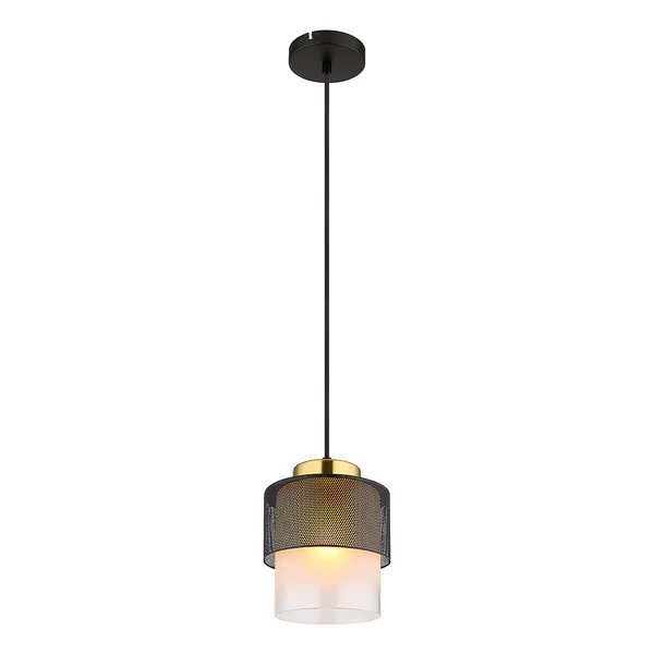 Pendelleuchte Olga - Satiniertes glas / Eisen - Flammenanzahl: 1 - Image 3