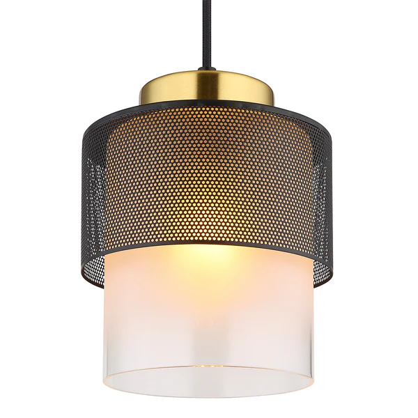 Pendelleuchte Olga - Satiniertes glas / Eisen - Flammenanzahl: 1 - Image 5