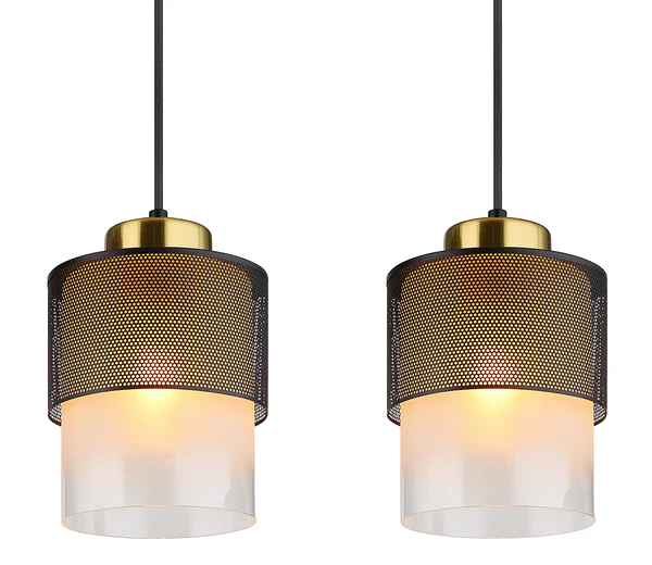 Pendelleuchte Olga - Satiniertes glas / Eisen - Flammenanzahl: 4 - Image 6
