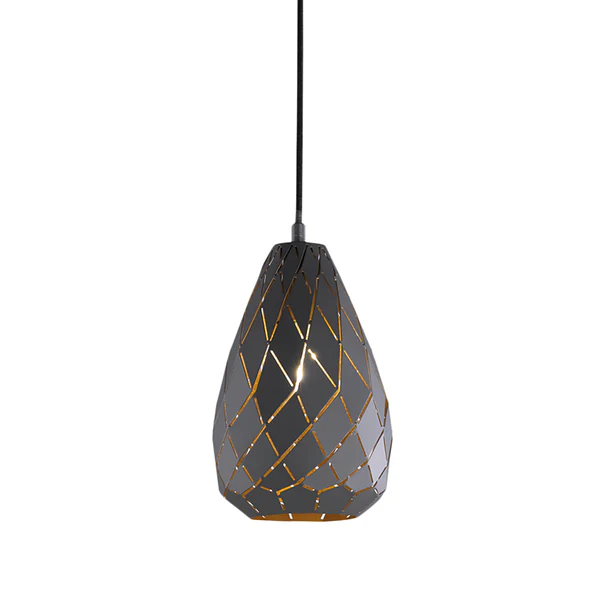 Pendelleuchte Onyx I - Eisen - 1-flammig