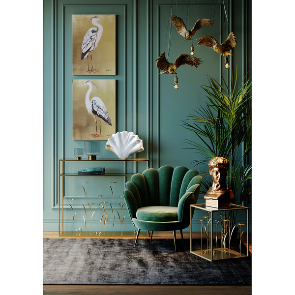 Pendelleuchte Owl - Polyresin / Stahl - 1-flammig - Image 4