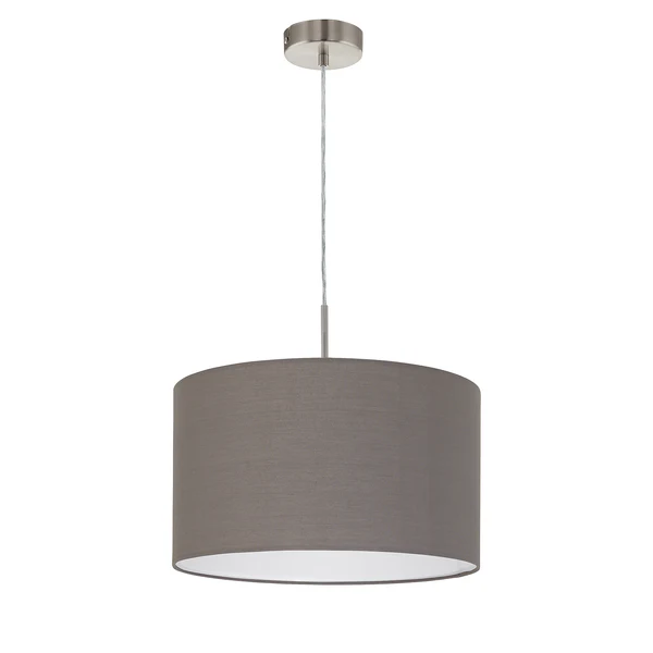 Pendelleuchte Pasteri III - Mischgewebe / Stahl - 1-flammig - Cubanit - Breite: 38 cm - Image 2