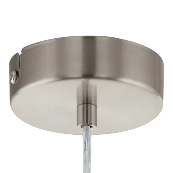 Pendelleuchte Pasteri III - Mischgewebe / Stahl - 1-flammig - Cubanit - Breite: 38 cm - Image 6