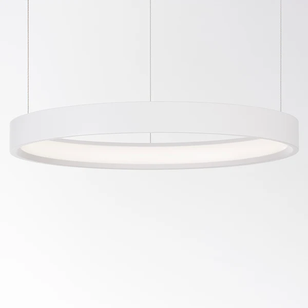 Pendelleuchte Perrine - Aluminium - 1-flammig - Weiß