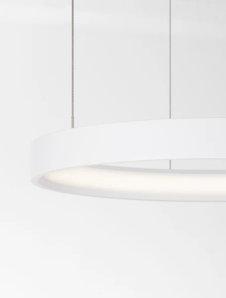 Pendelleuchte Perrine - Aluminium - 1-flammig - Weiß - Image 6