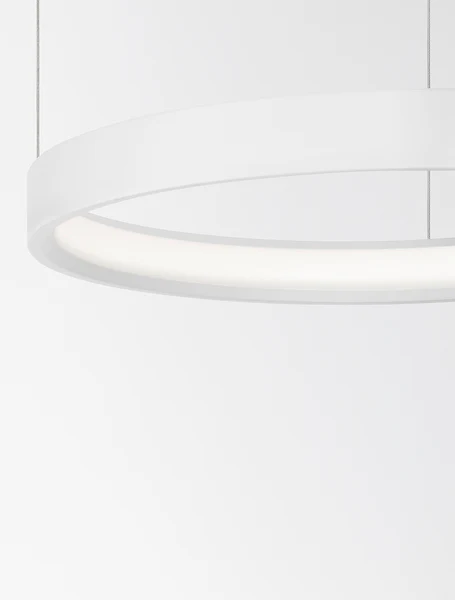 Pendelleuchte Perrine - Aluminium - 1-flammig - Weiß - Image 8