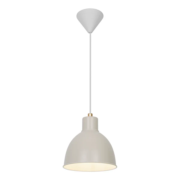 Pendelleuchte Pop - Aluminium - 1-flammig - Beige - Image 3