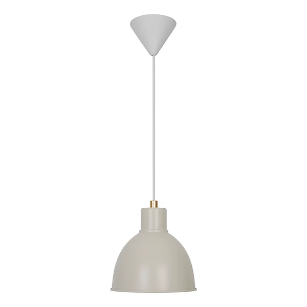Pendelleuchte Pop - Aluminium - 1-flammig - Beige - Image 4