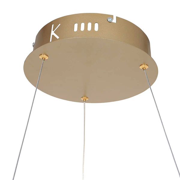 Pendelleuchte Ringlux - Aluminium - Gold - Durchmesser: 30 cm - Image 14