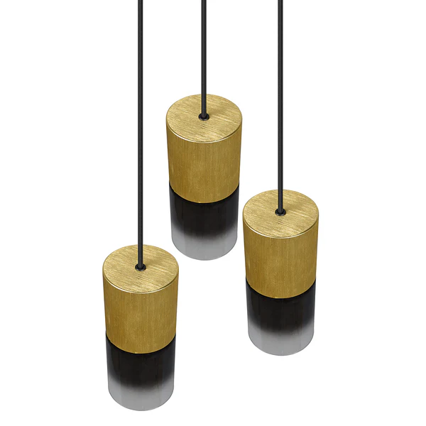 Pendelleuchte Robin Typ B - Rauchglas / Stahl - 1-flammig - Image 6