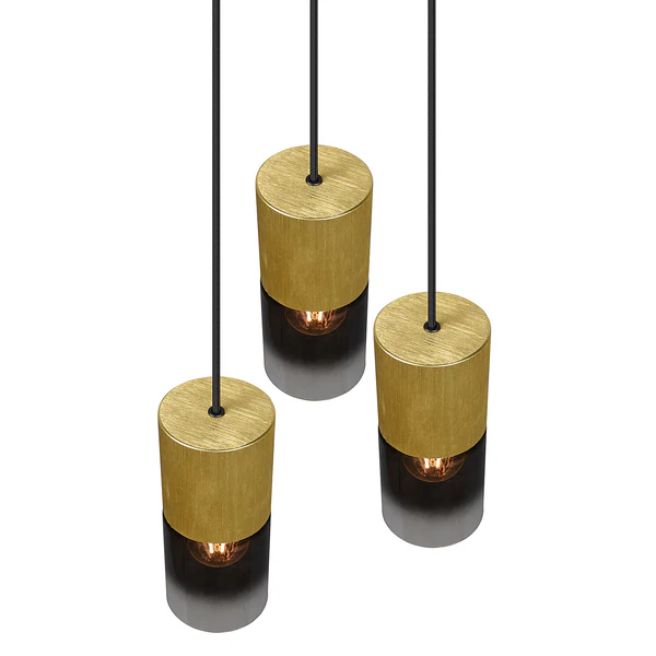 Pendelleuchte Robin Typ B - Rauchglas / Stahl - 1-flammig - Image 7