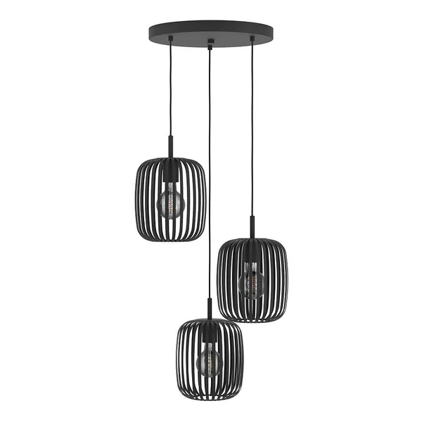 Pendelleuchte Romazzina - Stahl - 3-flammig - Schwarz - Image 3