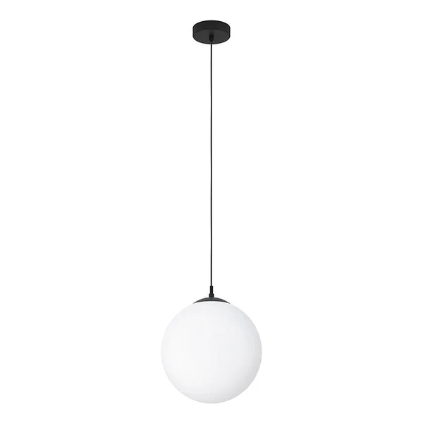 Pendelleuchte Rondo 3 - Stahl / Milchglas - 1-flammig - Flammenanzahl: 1 - Image 2