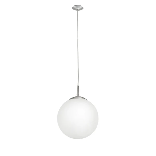 Pendelleuchte Rondo Opal - Opalglas / Stahl - 1-flammig - Durchmesser: 25 cm - Image 3
