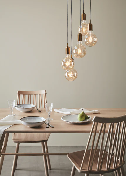 Pendelleuchte Round Bronx 5-flammig - Eisen - Gold - Image 2