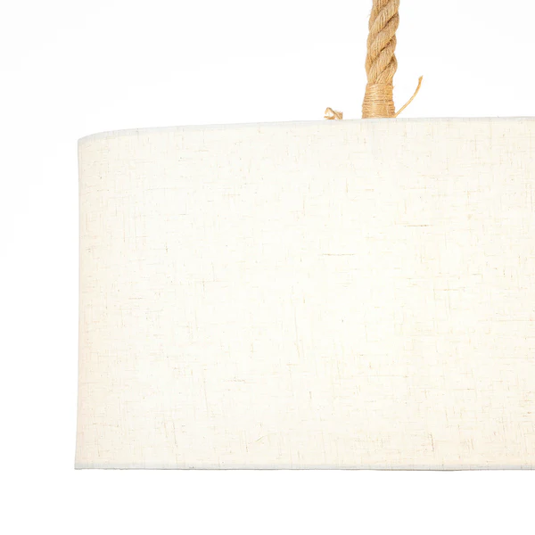 Pendelleuchte Sailor - Mischgewebe / Jute - 2-flammig - Image 4
