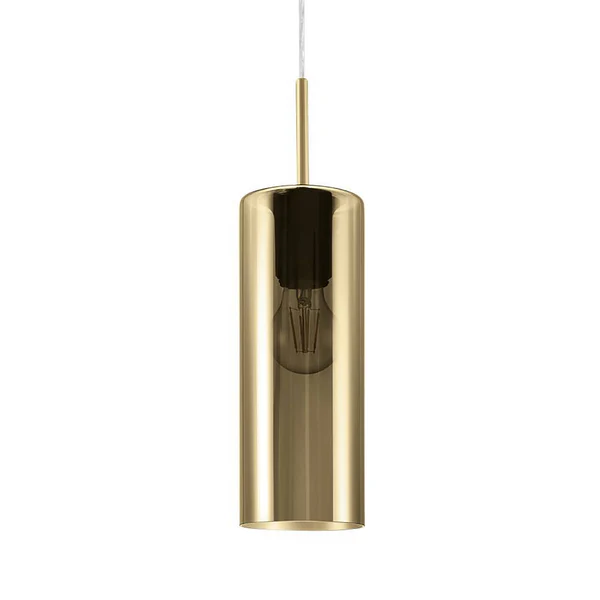 Pendelleuchte Selvino - Glas / Stahl - Gold - Flammenanzahl: 1