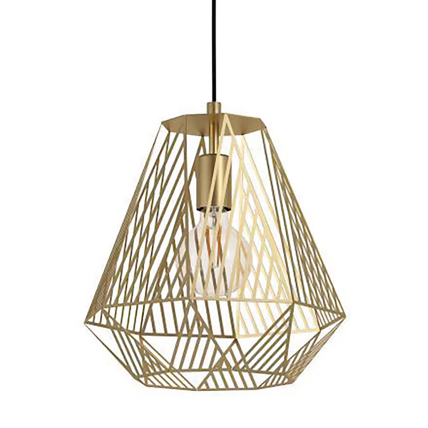 Pendelleuchte Stype - Stahl - 1-flammig - Gold - Flammenanzahl: 1