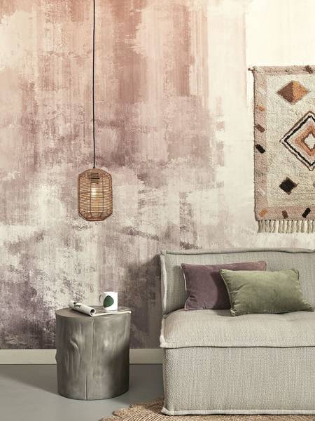 Pendelleuchte Tanami - Beige - Rattan - 25 x 25 x 18 cm - Image 5