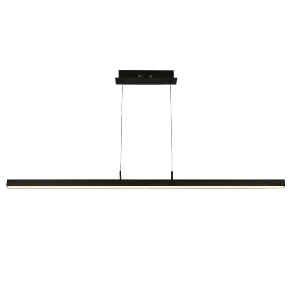 Pendelleuchte Tribeca - Schwarz - Aluminium - Stahl - Polycarbonat - 8 x 7 x 119 cm
