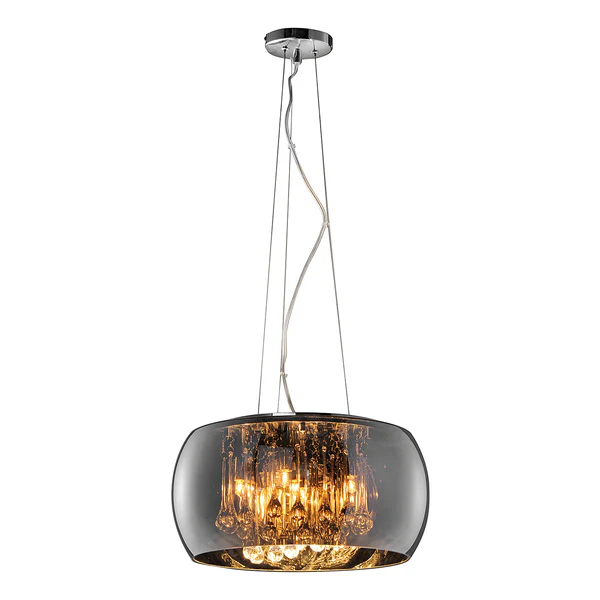 Pendelleuchte Vapore - Lichtfeuer - Metall/Glas - 5-flammig - Image 5