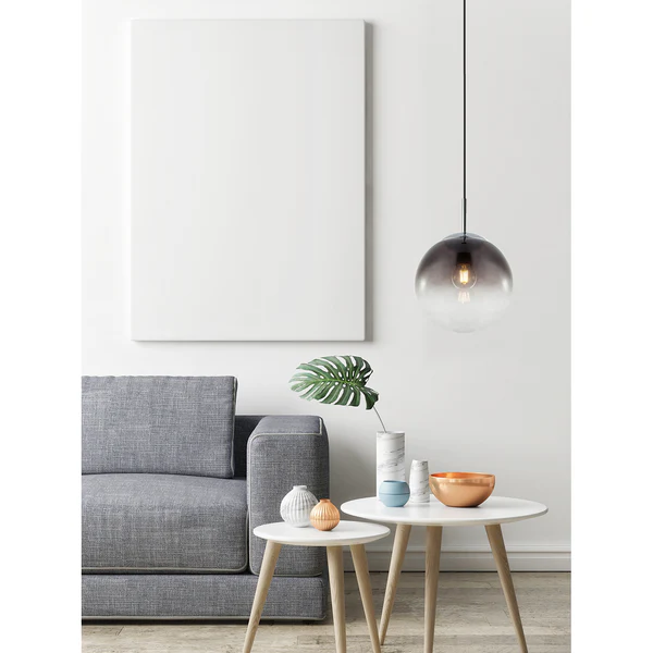 Pendelleuchte Varus VIII - Klarglas / Eisen - 1-flammig - Image 2