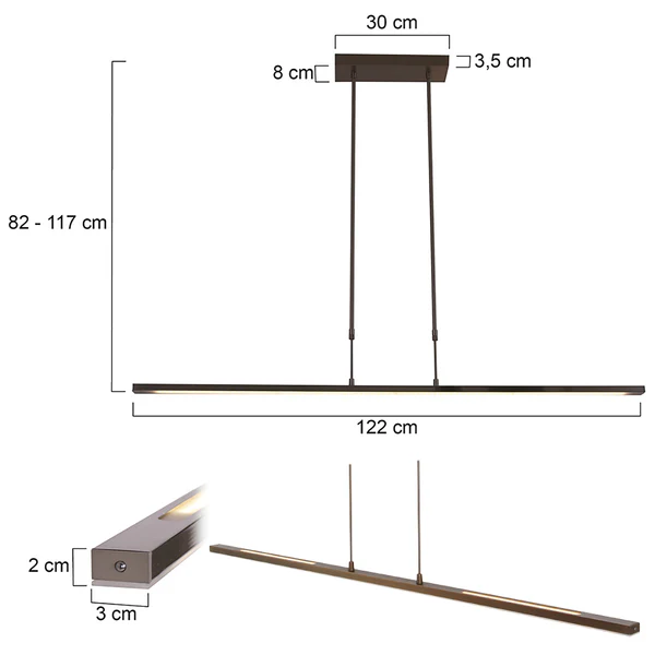 Pendelleuchte Zelena Typ A - Aluminium - 3-flammig - Image 7