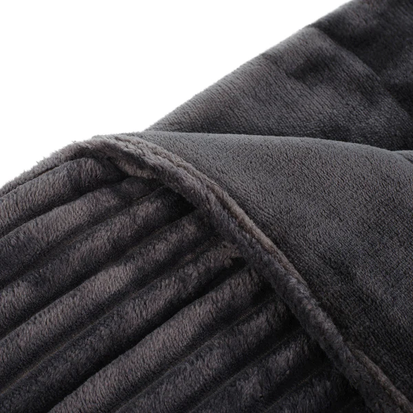 Plaid Cord - Webstoff - Anthrazit - Image 3