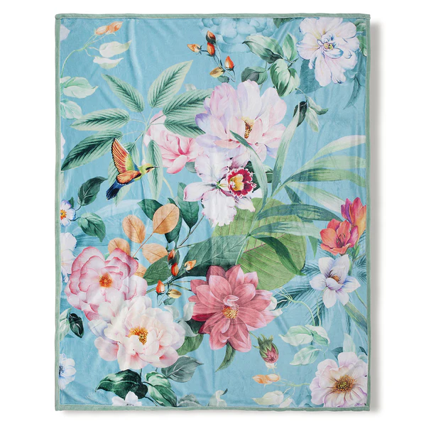 Plaid Fungi - Polysamt - 130 x 160 cm