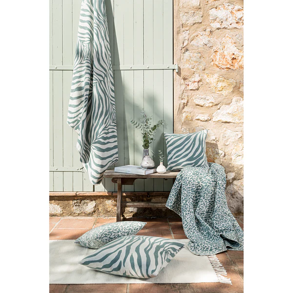 Plaid Leopardo - Jacquard - Grün - Image 2