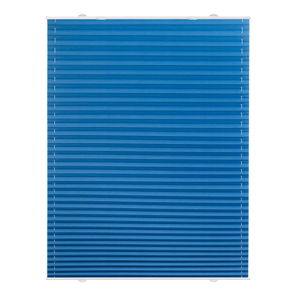 Plissee Haftfix - Webstoff - Kobaltblau - 90 x 130 cm