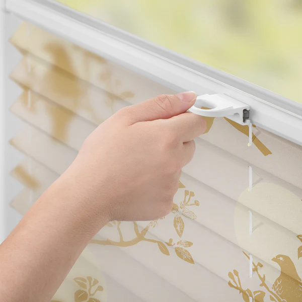 Plissee Klemmfix Moon Birds - Polyester - Beige - 45 x 130 cm - Image 2