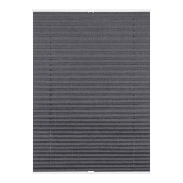 Plissee Klemmfix - Webstoff - Grau - 60 x 210 cm