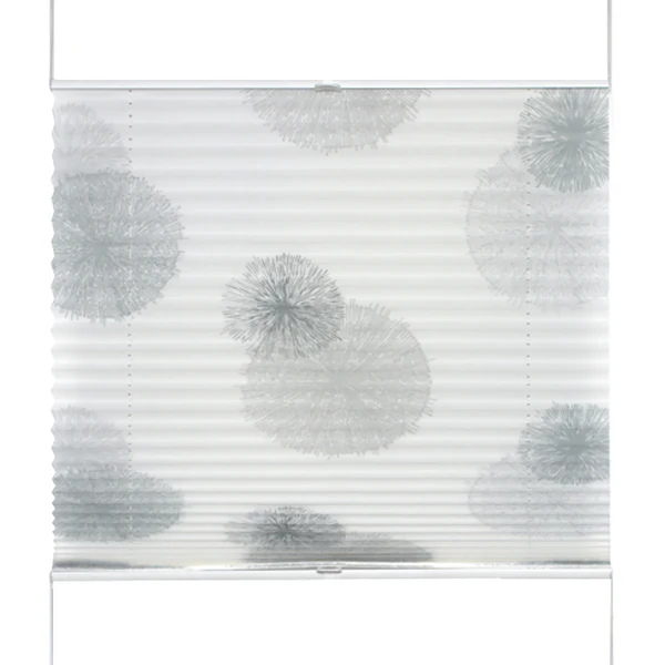 Plissee Rawlins - Polyester - Steingrau - 90 x 130 cm