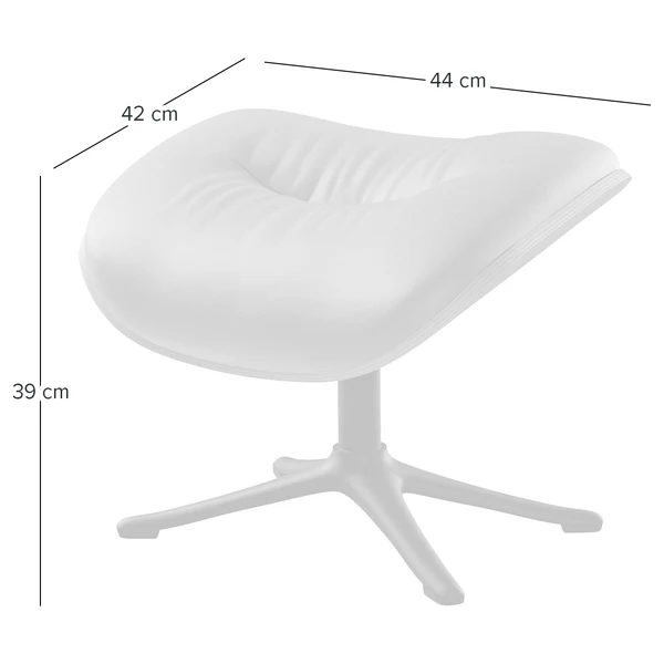 Polsterhocker ANDERSON - Echtleder Neka: Schwarz - Schwarz - Walnuss - Image 9