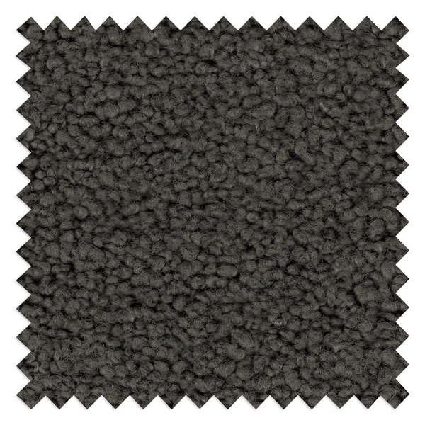 Polsterhocker Marson - Teddystoff Svea: Anthrazit - Image 3