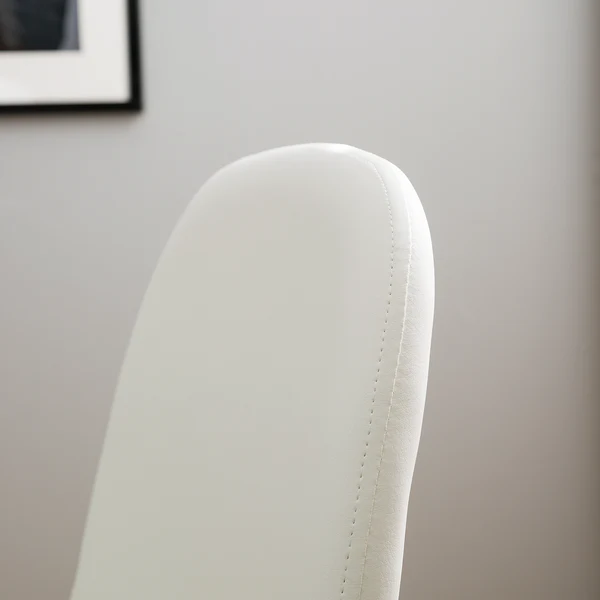 Polsterstuhl Iskmo - Kunstleder - Weiß - 2er Set - Image 16