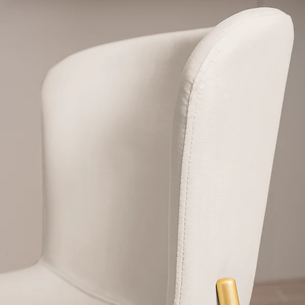 Polsterstuhl MOUZON 2er-Set - Samt Walli: Creme - Gold - Image 17