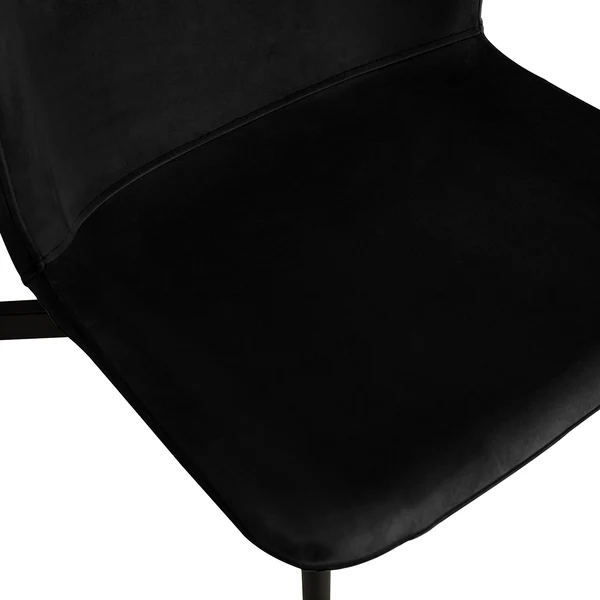 Polsterstuhl MOUZON 2er-Set - Samt Walli: Schwarz - Schwarz - Image 15