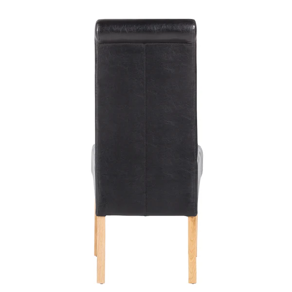 Polsterstuhl Nello II (2er-Set) - Kunstleder - Schwarz - Image 5