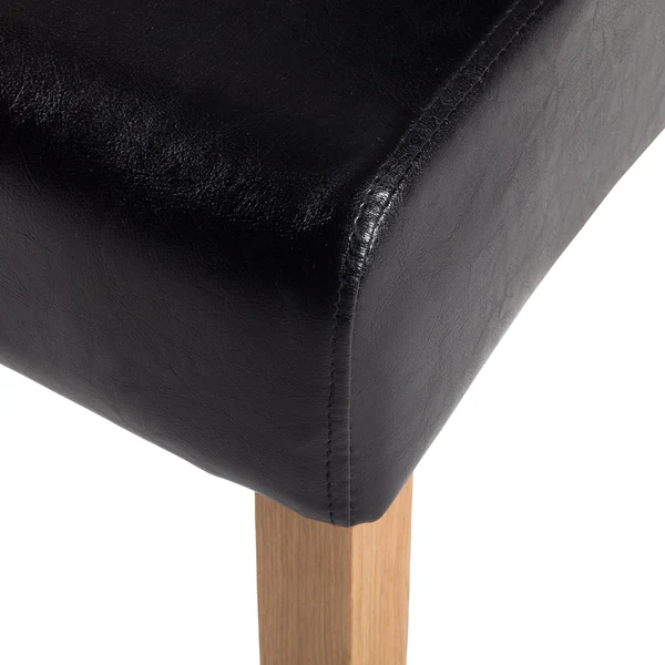 Polsterstuhl Nello II (2er-Set) - Kunstleder - Schwarz - Image 7