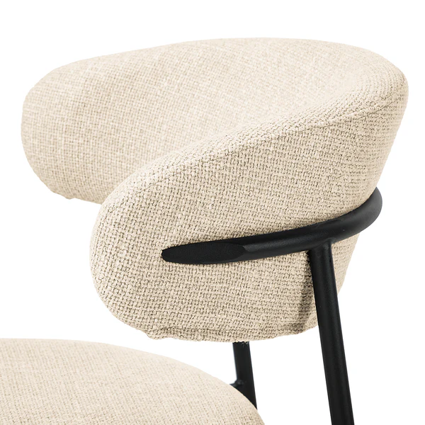 Polsterstuhl Podington 2er-Set - Creme - Image 8